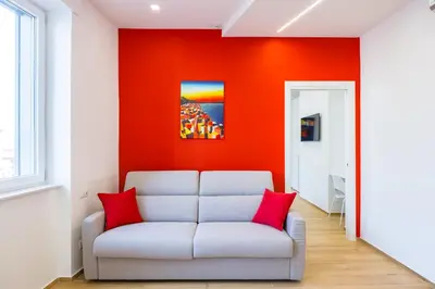 Area soggiorno di NUOVO appartamento nel cuore di Napoli AT TWENTY ONE - CORAL