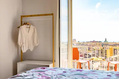 Letto o letti in una camera di Napoli Bellavista Apartment