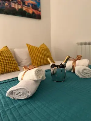 Letto o letti in una camera di Napoli Street Chiaia