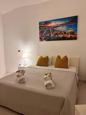 Letto o letti in una camera di Napoli Street Chiaia