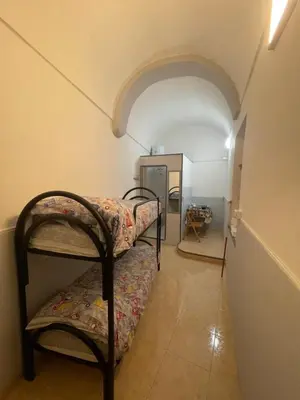 Letto o letti in una camera di Il piccolo Rifugio