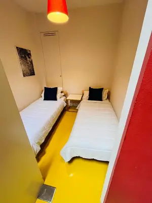 Letto o letti in una camera di Parthenope Home