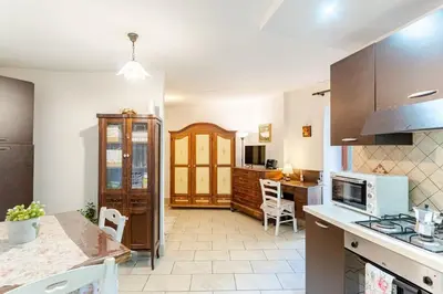 Cucina o angolo cottura di La perla del Vesuvio
