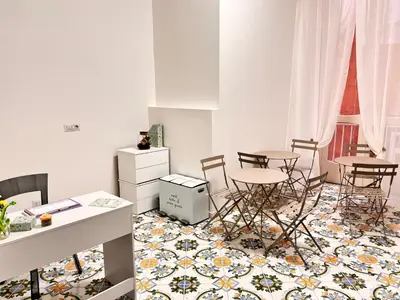 Area soggiorno di La Maison di Partenope