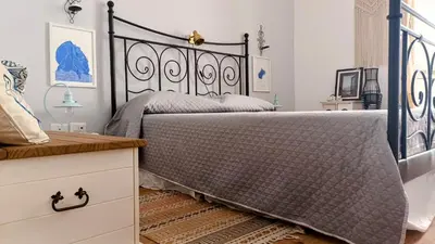 Letto o letti in una camera di Casa MilleCulure