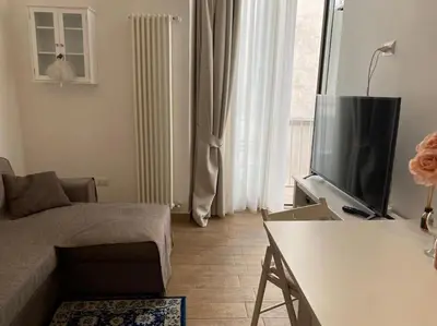 TV o dispositivi per l'intrattenimento presso CASA SANGIÓ Appartamento nel cuore di Napoli