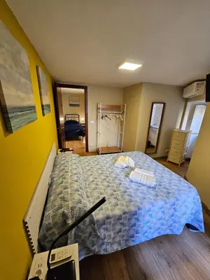 Letto o letti in una camera di La casa di Anna