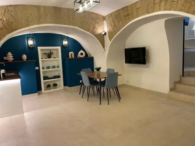 TV o dispositivi per l'intrattenimento presso Domus Parthenope Deluxe