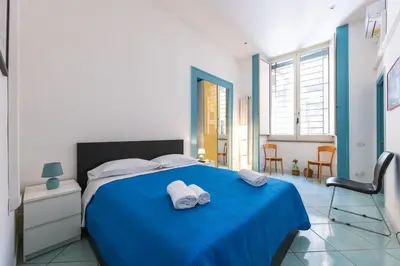 Letto o letti in una camera di Duomo Flat Napoli