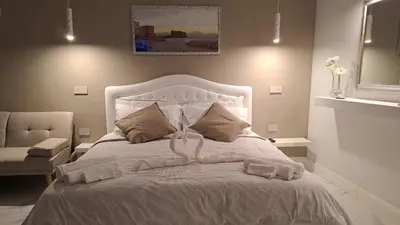 Letto o letti in una camera di LA DIMORA DI MARTI 