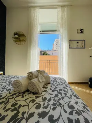 Letto o letti in una camera di Scalinata Partenopea