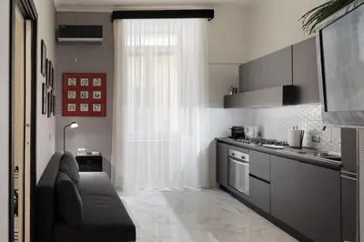 Cucina o angolo cottura di Appartamento Bilocale Suororsola 5