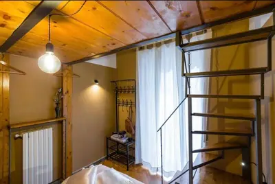 Letto o letti in una camera di Terzo Piano Un gioiello nel cuore di Chiaia