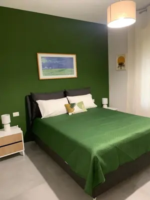 Letto o letti in una camera di Casa Arenella