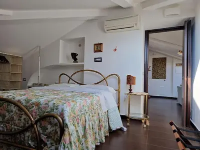 Letto o letti in una camera di Appartamento al centro storico