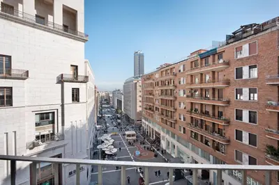 Vista generica su Napoli o vista sulla città dall'interno della casa vacanze