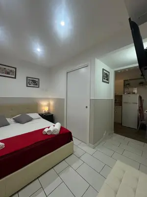 Letto o letti in una camera di Chez Moi Napoli