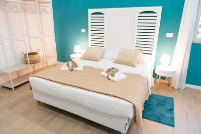 Letto o letti in una camera di A' Finestrella a Materdei