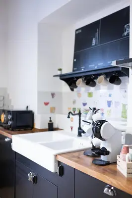 Cucina o angolo cottura di I Quartieri Di Spaccanapoli B&B