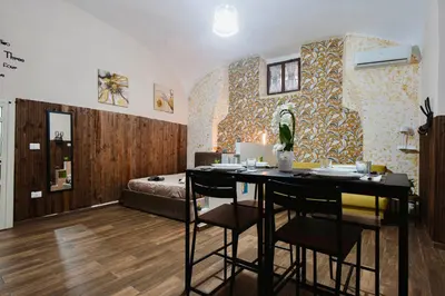 Letto o letti in una camera di Metro 300m & SpaccaNapoli 5min - Authentic Loft