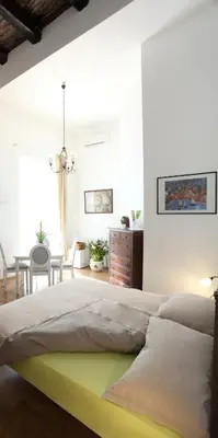 Letto o letti in una camera di Napoli Pietrasanta LT