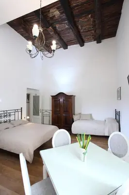 Letto o letti in una camera di Napoli Pietrasanta LT