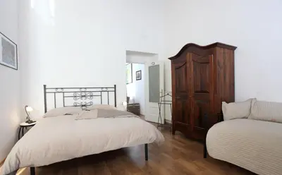 Letto o letti in una camera di Napoli Pietrasanta LT