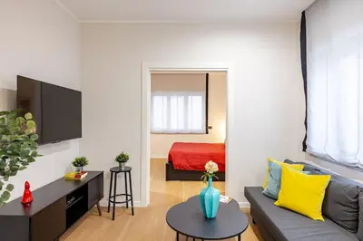 Letto o letti in una camera di Casa Metis a Mergellina