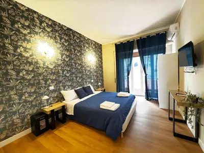 Letto o letti in una camera di la dimora di rita