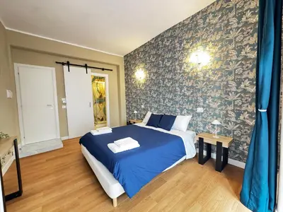 Letto o letti in una camera di la dimora di rita