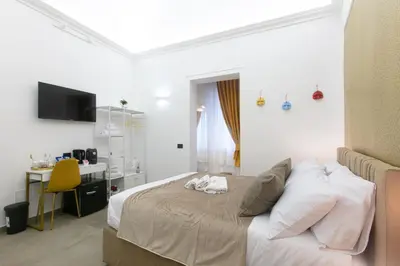 Letto o letti in una camera di Pignasecca Domus