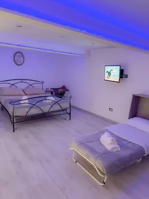 Letto o letti in una camera di House Vincenza