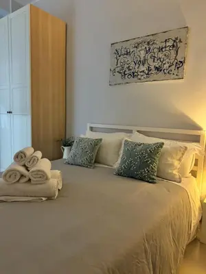 Letto o letti in una camera di Debby's Home