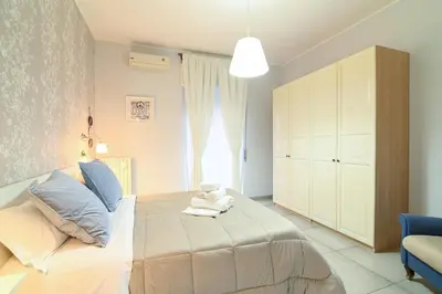 Letto o letti in una camera di Debby's Home
