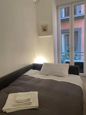 Letto o letti in una camera di Galleria Berio