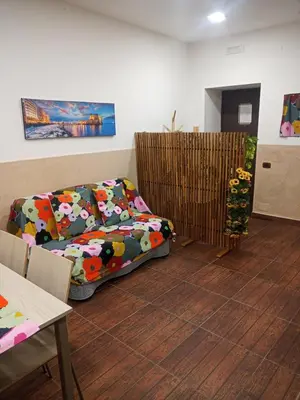 Area soggiorno di Casa Ametista