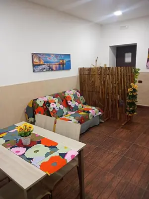 Area soggiorno di Casa Ametista