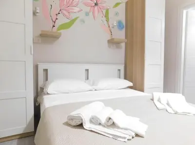Letto o letti in una camera di Appartamento Isabel a Cavour