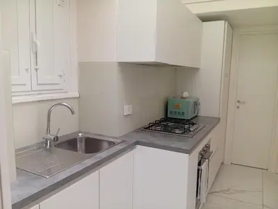 Cucina o angolo cottura di La casa di Megaride