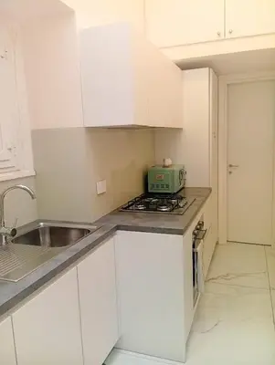 Cucina o angolo cottura di La casa di Megaride