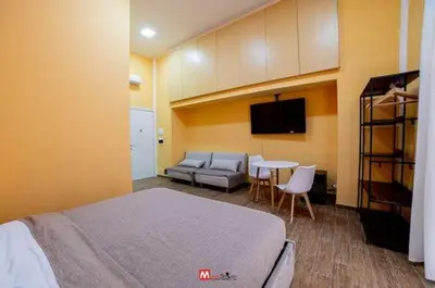 TV o dispositivi per l'intrattenimento presso Museostation bed and breakfast