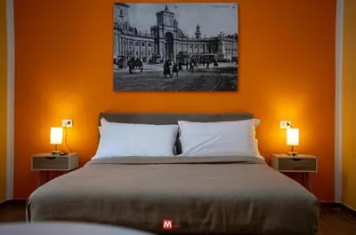 Letto o letti in una camera di Museostation bed and breakfast
