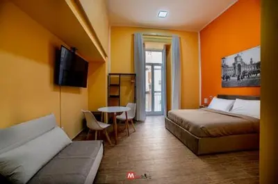 TV o dispositivi per l'intrattenimento presso Museostation bed and breakfast