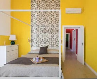 Letto o letti in una camera di Au Vieux Lavinaio