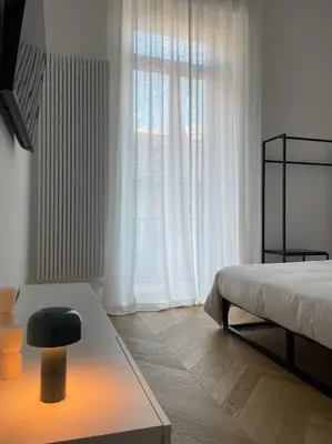 Letto o letti in una camera di Chiaia N 24
