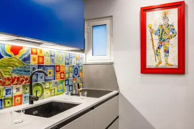 Cucina o angolo cottura di Pop House in the Heart of Sanità by Wonderful Italy