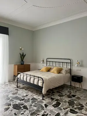 Letto o letti in una camera di Casa Vera