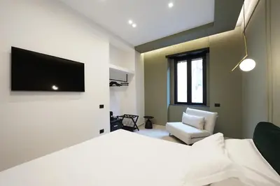 Letto o letti in una camera di Myto Relais