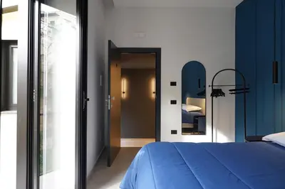 Letto o letti in una camera di Myto Relais