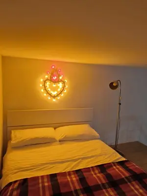 Letto o letti in una camera di Studio 612